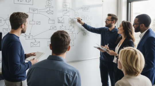 Tableau magnétique en entreprise